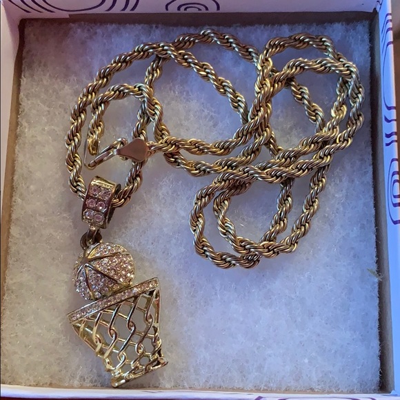 Jordan Other - basketball necklace